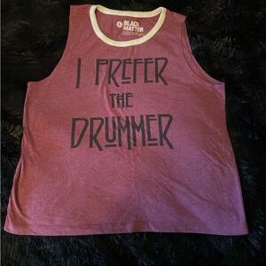 I Prefer the Drummer tank top
